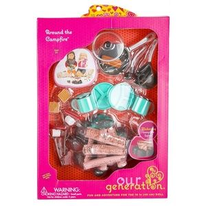 Our Generation Dolls Around The Campfire Playset